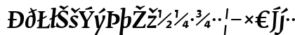FedraSerifB Regular Uppercase Preview