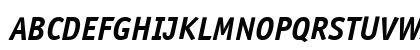 Officina Sans ITC Bold Italic Uppercase Preview