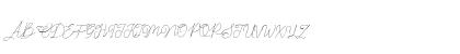 Claire Script Regular Uppercase Preview