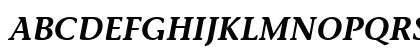 StoneInformal LT Bold Italic Uppercase Preview
