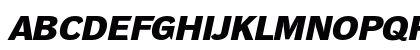 DynaGrotesk DXE Bold Italic Uppercase Preview
