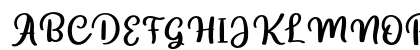 Sticknote Regular Uppercase Preview