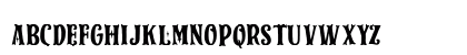 Spark Plug Serif DEMO Regular Uppercase Preview