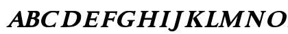 Palermo SF Bold Italic Bold Uppercase Preview