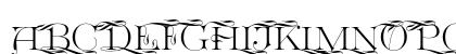 Great Victorian Swashed Regular Uppercase Preview