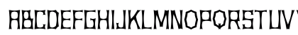 ￿￿<￿￿̴ Regular Uppercase Preview