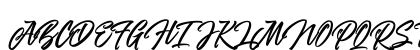 the Woofey Script Regular Uppercase Preview