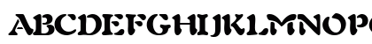 PaletteBlackSSK Regular Uppercase Preview