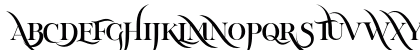 Tornado Regular Uppercase Preview