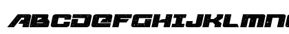 Starcruiser Expanded Semi-Italic Expanded Semi-Italic Uppercase Preview