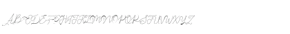 Claire Script Regular Uppercase Preview