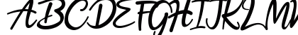 Hobenshaw Regular Uppercase Preview