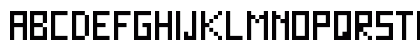 WLM Boring Old Teletext UC Regular Uppercase Preview
