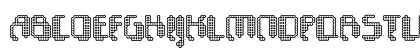 Chemo BubbleDotStroke Uppercase Preview