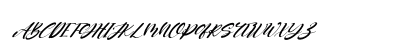 Two Queen Italic Regular Uppercase Preview