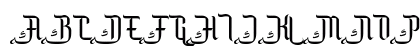 Mastolleh Regular Uppercase Preview
