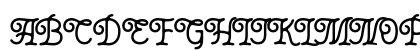 Thourenz Inked Regular Uppercase Preview