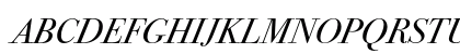 Bodoni72OSC Italic Preview