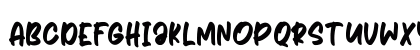 Playdates Handwriting Uppercase Preview