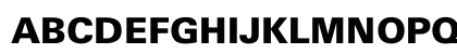 YUZurichK Regular Uppercase Preview