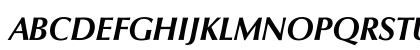 YUZapfHumanBI Regular Uppercase Preview