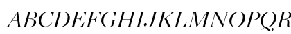 Chronicle Display Light Italic Uppercase Preview