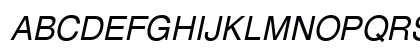 Helsinki Oblique Uppercase Preview