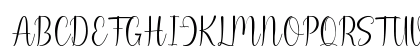 December Script Regular Uppercase Preview