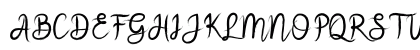 brushnyoe Regular Uppercase Preview