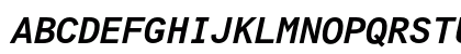 Arial Monospaced MT Bold Italic Preview
