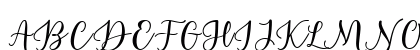 Estafet Letter Script Med Regular Uppercase Preview