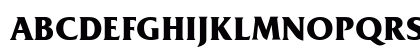 Friz Quadrata Bold Uppercase Preview