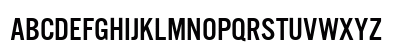 Alternate Gothic No3 D Regular Uppercase Preview