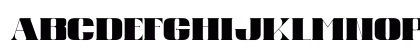 Reske Wuite Regular Uppercase Preview
