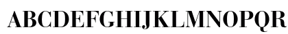 Bauer Bodoni Bold OsF Uppercase Preview