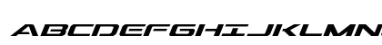 Outrider Semi-Condensed Italic Semi-Condensed Italic Uppercase Preview