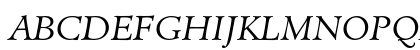 Minister Light Italic Preview