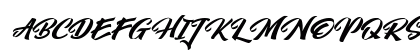 Yambag Italic Uppercase Preview