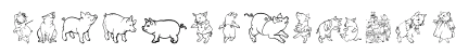 LSMiscAnimals2 Regular Uppercase Preview