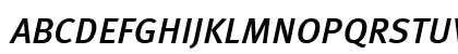 Meta Medium Italic Uppercase Preview