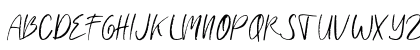 Signature Brush Regular Uppercase Preview