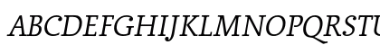 CarrefourSerif MediumItalic Uppercase Preview