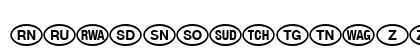 NationalCodes Light Uppercase Preview