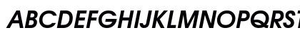 AvantGardeC Bold Italic Uppercase Preview