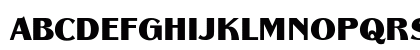 Panache-Black Regular Uppercase Preview