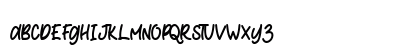 Meow Meong Regular Uppercase Preview