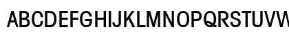 ITC Avant Garde Gothic Medium Condensed Uppercase Preview