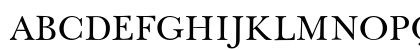 J Baskerville Caps Regular Preview