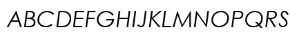 Century Gothic Eo Italic Preview