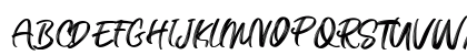 Blaster Regular Uppercase Preview